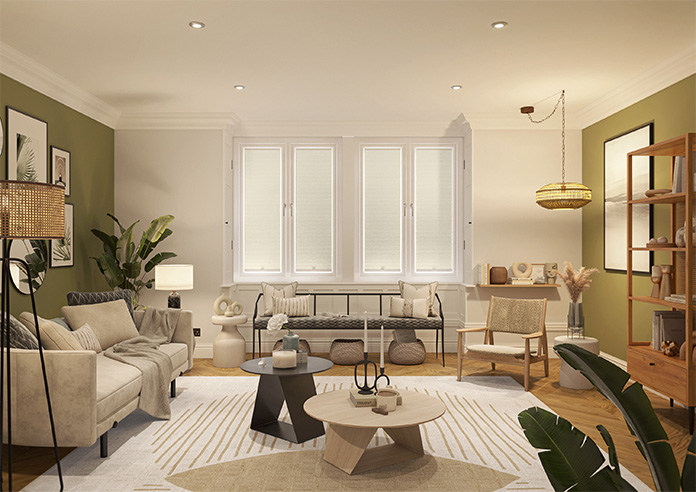 Umbra (Blackout), Champagne - Stick Fit Honeycomb Blind - Image 9